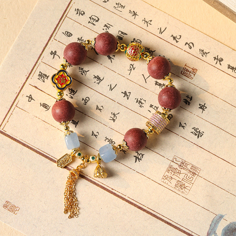 Classic Intangible Cultural Treasure Five Elements Blend Incense Bead Lucky Bracelet