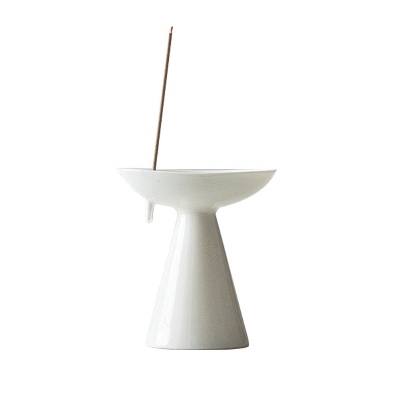 Suet Jade Ceramic Incense Holder