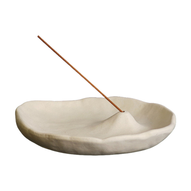 Wabi Sabi Aesthetic Triple Purpose Mountain Shaped Incense Insert Dish