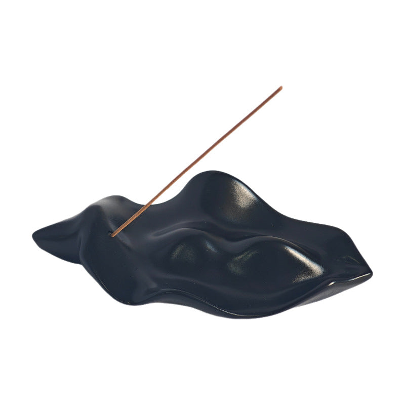 Simple Nordic Style Cement Sculpture Incense Holder