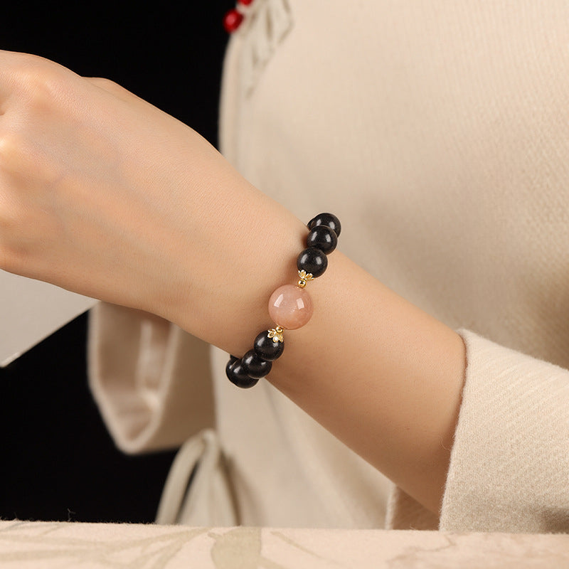 Four-in-One Fragrant Beads Paired with Sunstone Herbal Bracelet