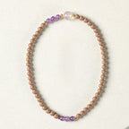 Modern Chinese Style Dual-Loop Incense Bead Wristband Series