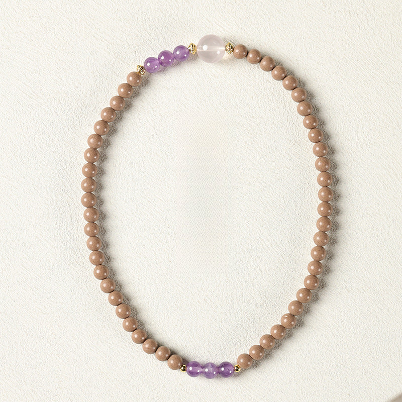 Modern Chinese Style Dual-Loop Incense Bead Wristband Series