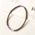 Modern Chinese Style Dual-Loop Incense Bead Wristband Series