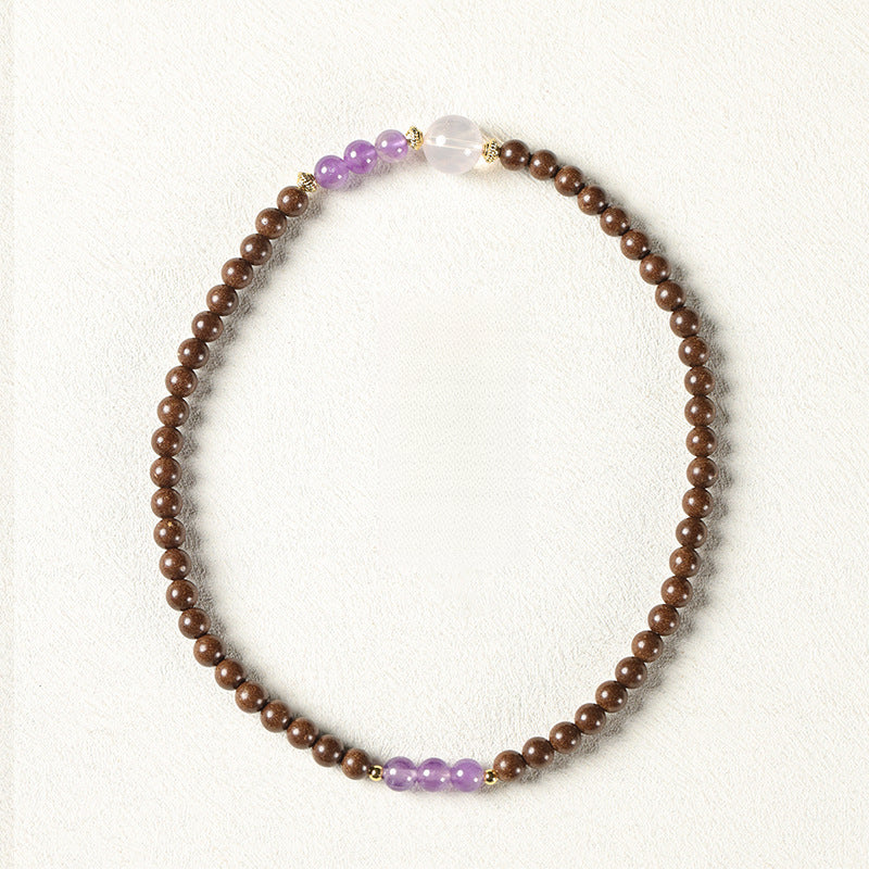 Modern Chinese Style Dual-Loop Incense Bead Wristband Series