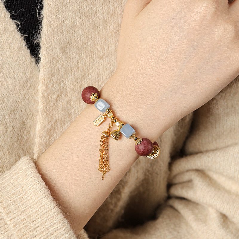 Classic Intangible Cultural Treasure Five Elements Blend Incense Bead Lucky Bracelet