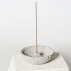 Simple Cement Incense Tray for Home Modern Decor