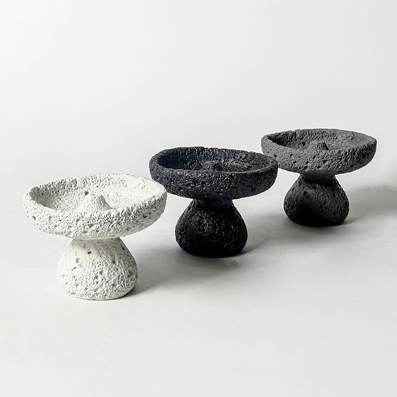 Simple Nordic Style Cement Incense Holder Tray