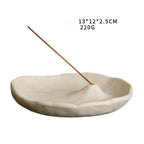 Wabi Sabi Aesthetic Triple Purpose Mountain Shaped Incense Insert Dish