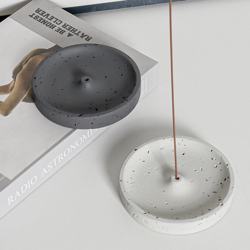 Minimalist Nordic Cement Incense Holder Home Decor