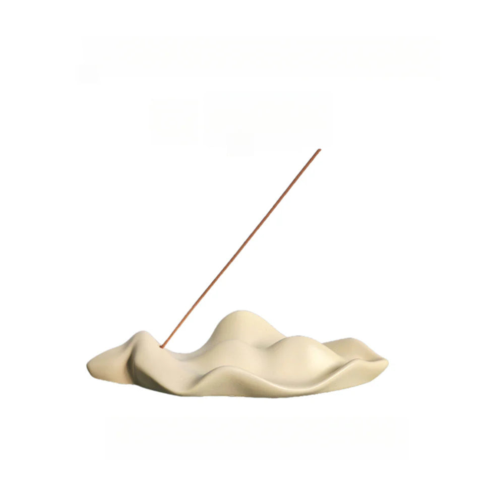 Simple Nordic Style Cement Sculpture Incense Holder