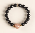 Four-in-One Fragrant Beads Paired with Sunstone Herbal Bracelet