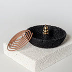 Simple Cement Incense Tray for Home Modern Decor