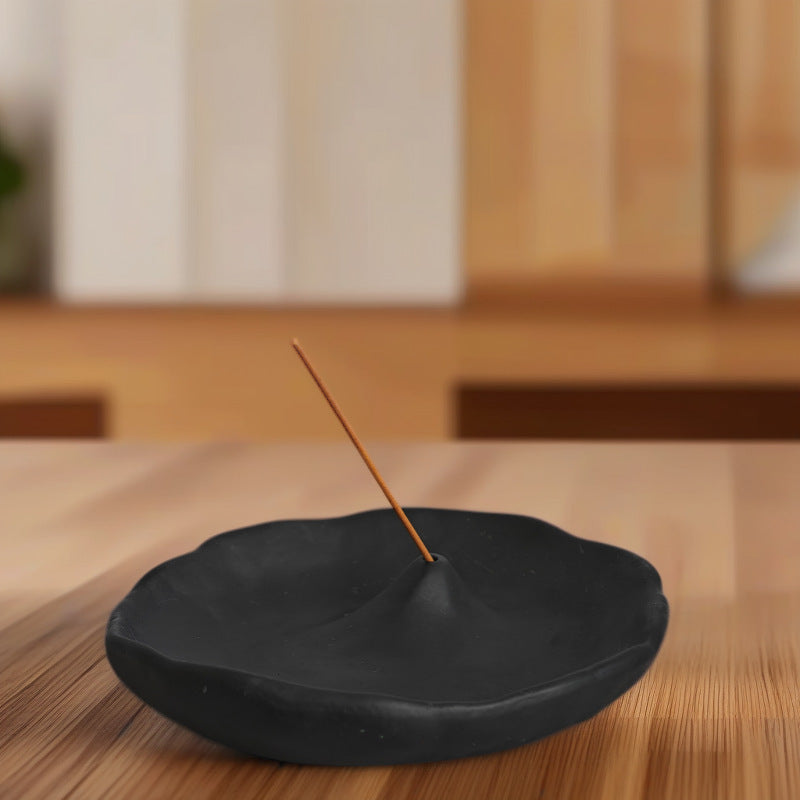 Wabi Sabi Aesthetic Triple Purpose Mountain Shaped Incense Insert Dish